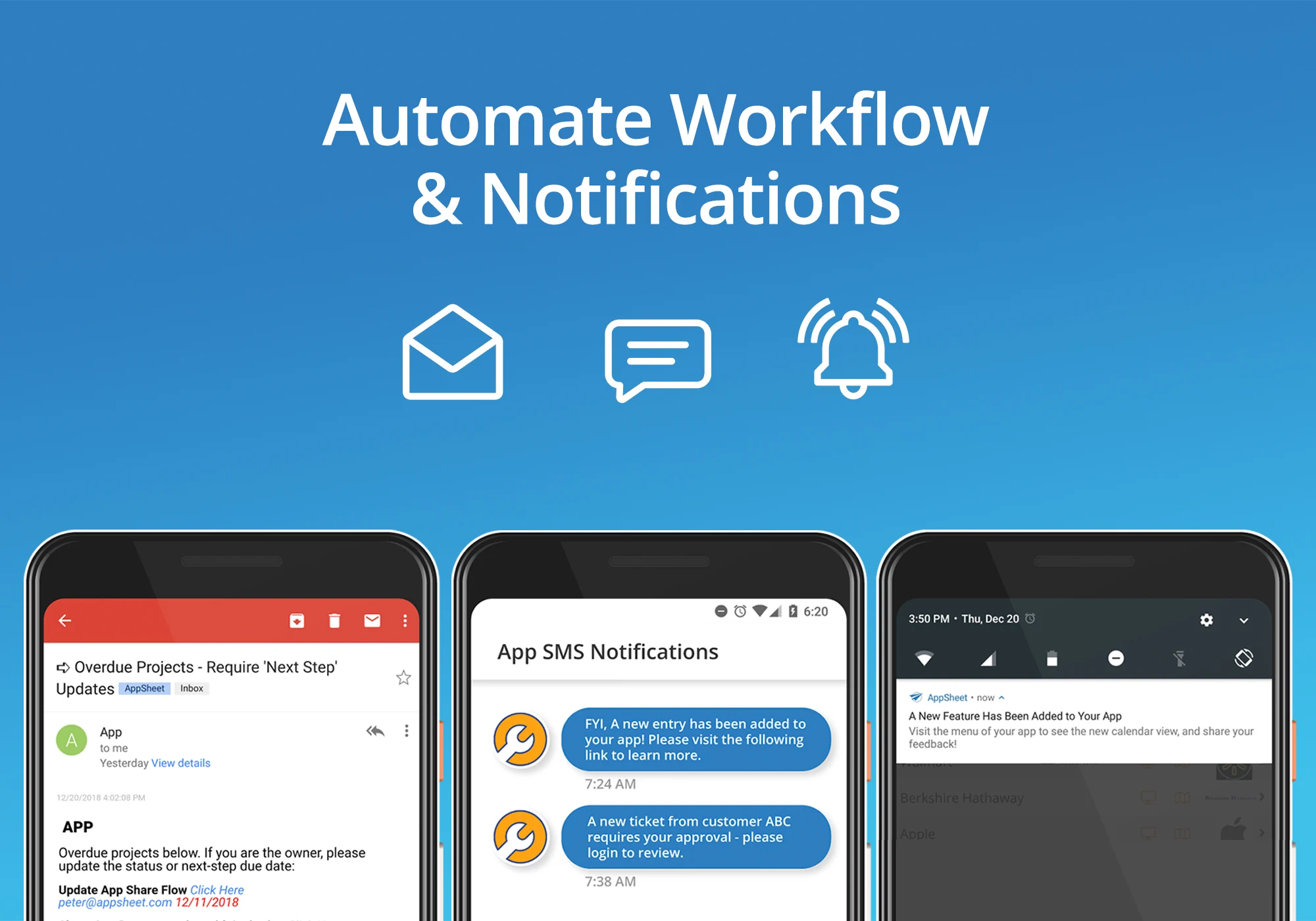 AppSheet screenshot